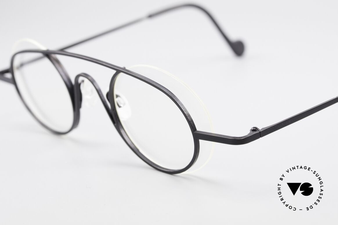 Theo Belgium Wafafa Randlose Vollrand Brille, ein wirklich außergewöhnliches THEO Designerstück, Passend für Herren und Damen