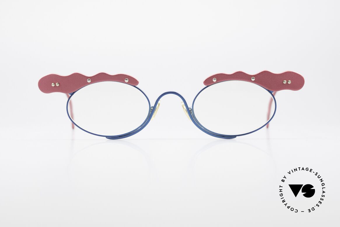 Theo Belgium These Verrückte Vintage Brille, verrückte vintage Brille von THEO Belgium der 90er, Passend für Damen