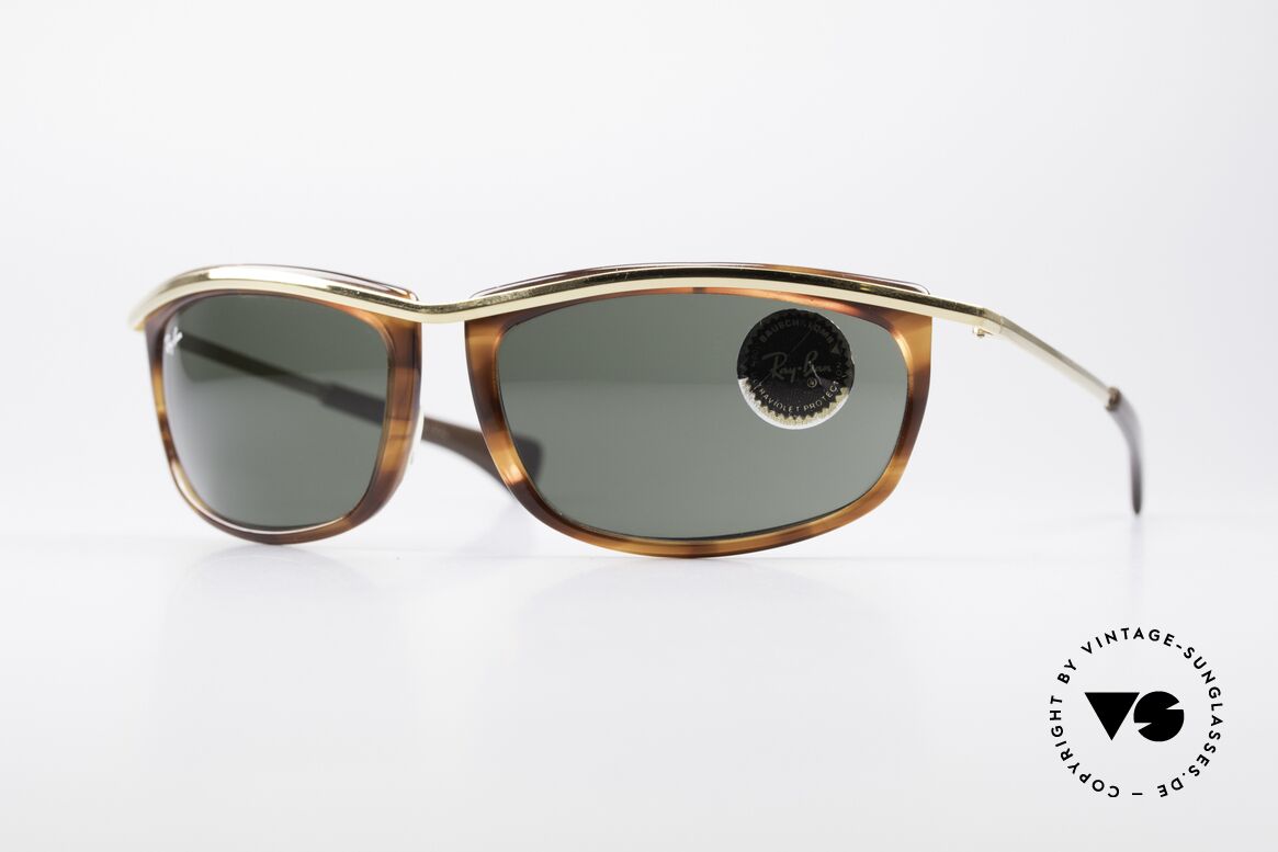 Ray Ban Olympian I Echte Alte Originalbrille, sportliches Modell; Ray Ban Olympian Collection, Passend für Herren