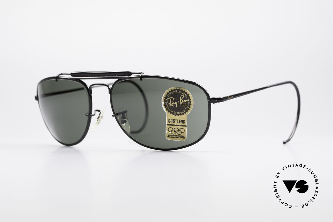 Ray Ban Sport Metal 1992 Olympic Series B&L USA, vintage RAY-BAN Sonnenbrille OLYMPIC GAMES 1992, Passend für Herren