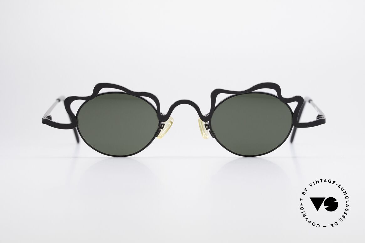 Theo Belgium Tortelini Spaghetti Sonnenbrille 90er, Theo Belgium: die eigenwilligste Brillenmarke, weltweit, Passend für Damen