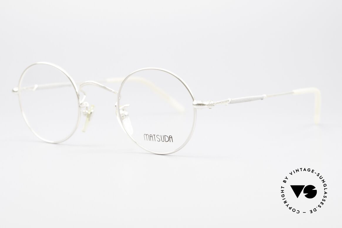 Matsuda 2872 Runde 90er Designer Brille, verkörpert Lifestyle & Qualitätsanspruch gleichermaßen, Passend für Herren und Damen