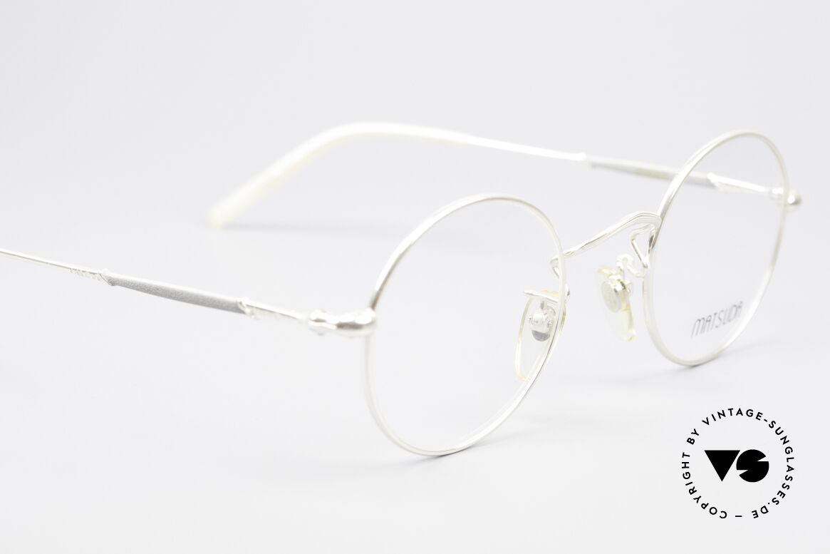 Matsuda 2872 Runde 90er Designer Brille, ungetragenes EINZELSTÜCK für alle 'vintage' Liebhaber!, Passend für Herren und Damen