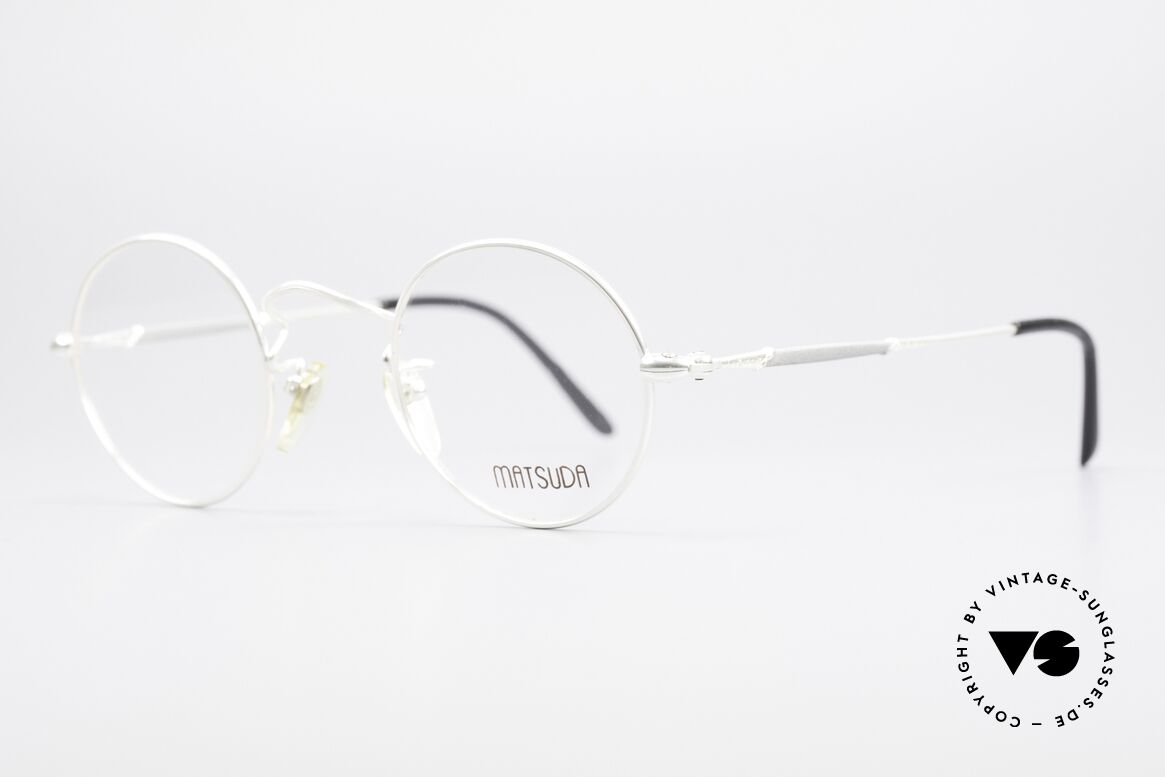 Matsuda 2872 90er Designer Brille Rund, verkörpert Lifestyle & Qualitätsanspruch gleichermaßen, Passend für Herren und Damen