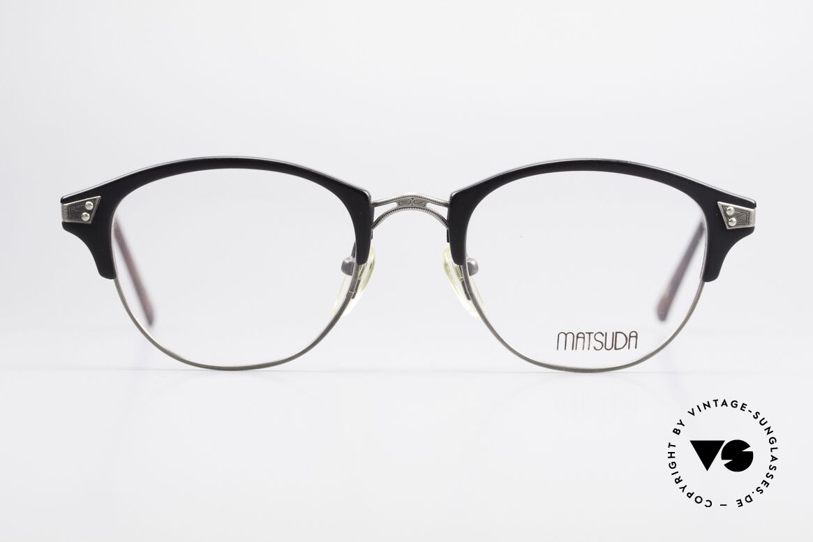 Matsuda 2840 Luxus Vintage Brille Panto, 90er Jahre vintage Designer-Sonnenbrille von MATSUDA, Passend für Herren und Damen