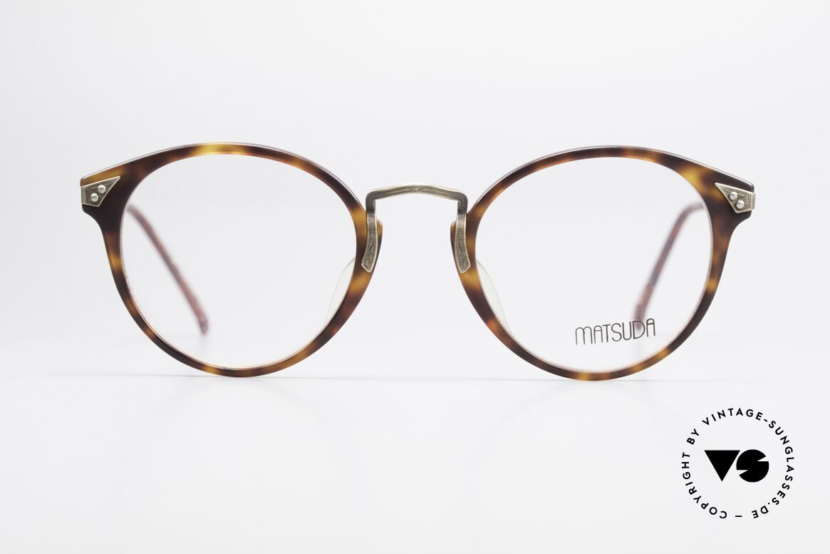 Matsuda 2805 Vintage Brille Panto Style, vintage Matsuda Brillenfassung aus den 1990ern, Passend für Herren und Damen