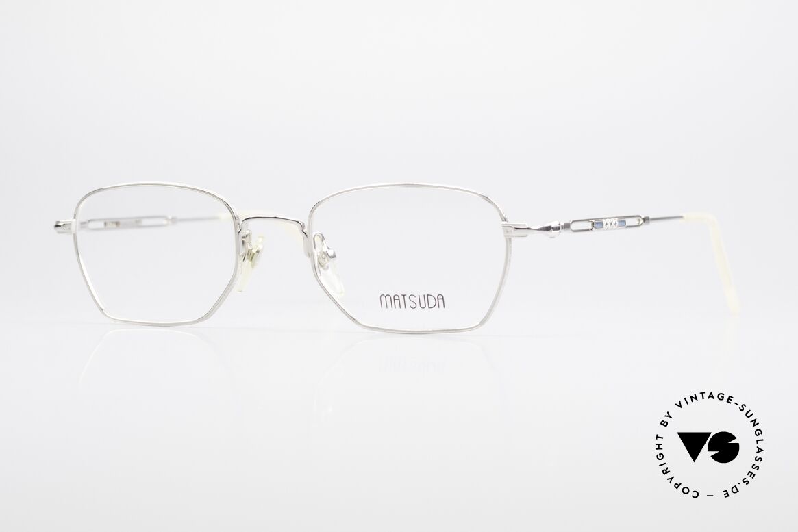 Matsuda 2882 Vintage Brillenfassung Eckig, vintage Matsuda Brillenfassung aus den 1990ern, Passend für Herren