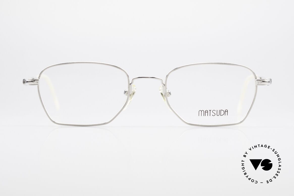 Matsuda 2882 Vintage Brillenfassung Eckig, echte Spitzen-Qualität sämtlicher Komponenten, Passend für Herren