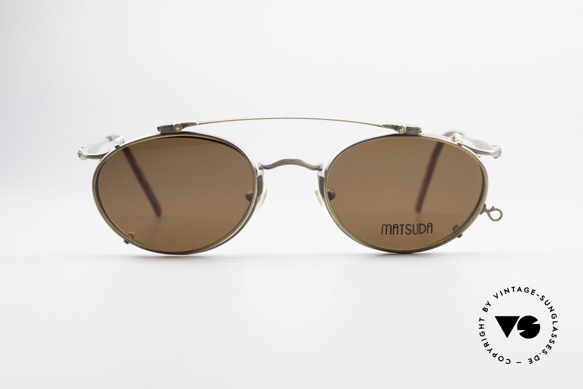 Matsuda 2853 Steampunk Vintage Brille, vintage Matsuda Sonnenbrille aus den frühen 1990ern, Passend für Herren