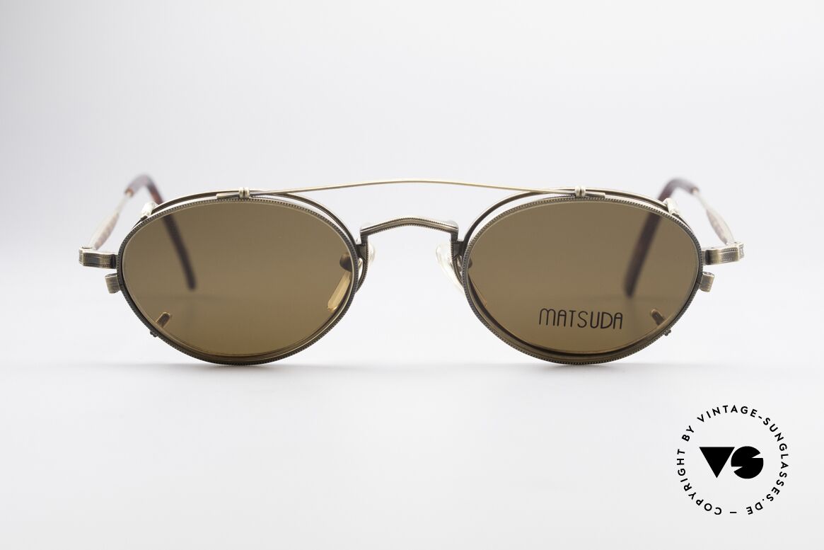 Matsuda 10102 Steampunk Vintage Brille, vintage Matsuda Sonnenbrille aus den frühen 1990ern, Passend für Herren
