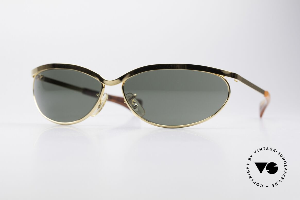 Ray Ban Olympian V Deluxe B&L USA Vintage Sonnenbrille, Deluxe Modell aus der berühmten Olympian Serie, Passend für Herren