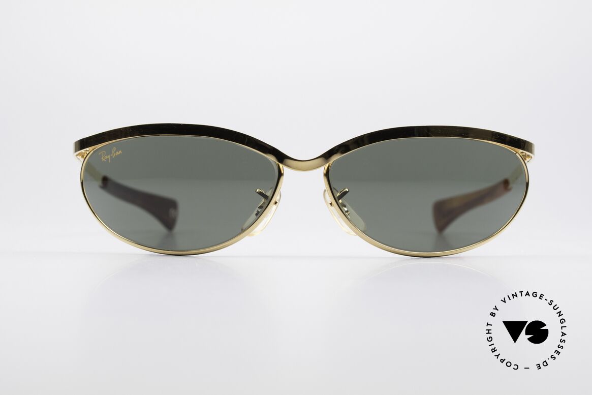 Ray Ban Olympian V Deluxe B&L USA Vintage Sonnenbrille, extrem solider Rahmen mit G15 Qualitätsgläsern, Passend für Herren