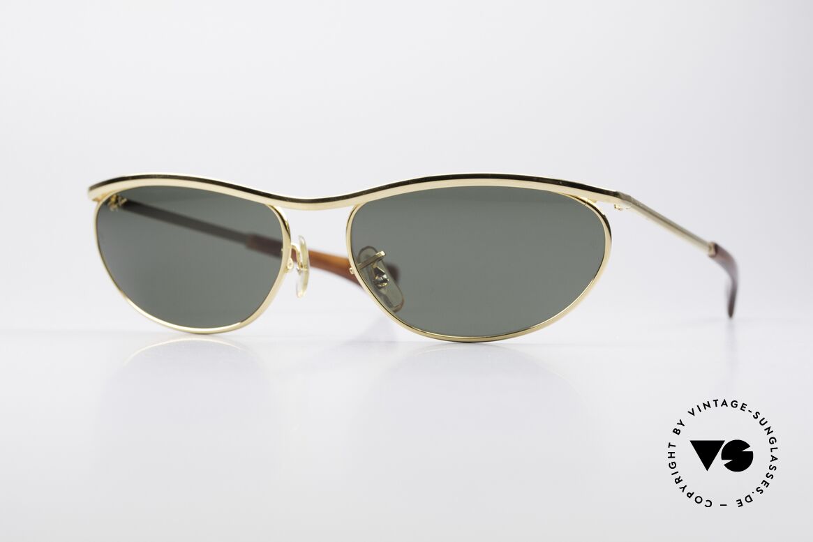 Ray Ban Olympian IV Deluxe B&L Vintage USA Sonnenbrille, Deluxe Modell aus der berühmten Olympian Serie, Passend für Herren