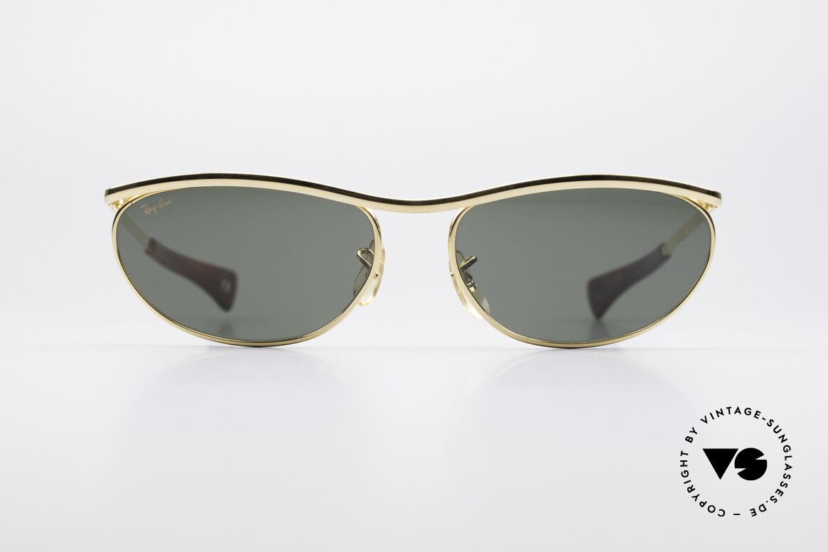 Ray Ban Olympian IV Deluxe B&L Vintage USA Sonnenbrille, extrem solider Rahmen mit G15 Qualitätsgläsern, Passend für Herren