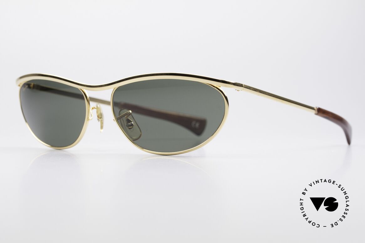 Ray Ban Olympian IV Deluxe B&L Vintage USA Sonnenbrille, ein 'made in USA' ORIGINAL aus den Achtzigern, Passend für Herren
