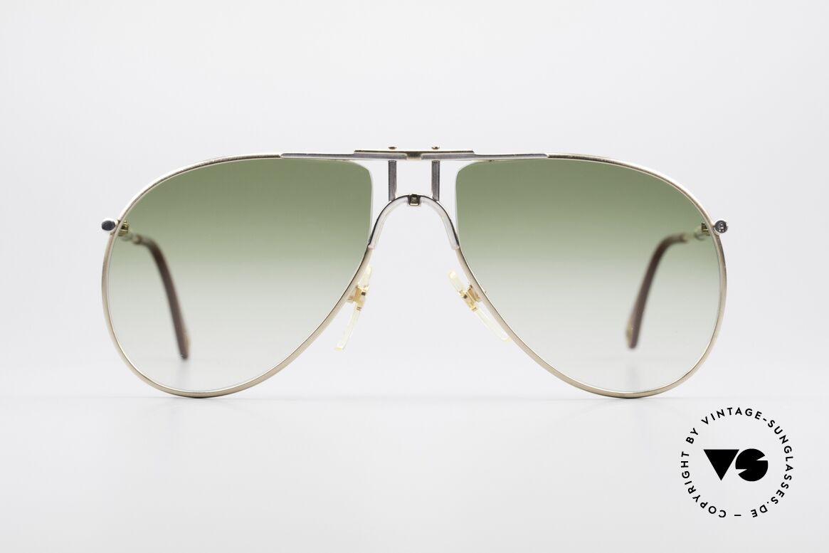 Aigner EA4 80er Luxus Sonnenbrille Herren, nobel modifizierte Pilotenform im eleganten Farbton, Passend für Herren