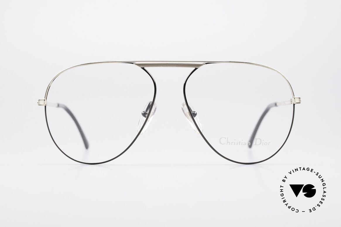 Christian Dior 2536 Vintage Aviator Brille Herren, Top-Qualität (Mittelteil & Bügel sind vergoldet), Passend für Herren