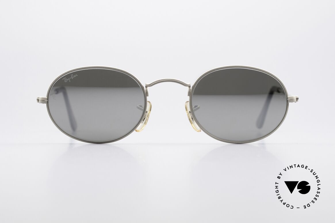 Ray Ban Classic Style I Sonnenbrille Silber Verspiegelt, Modell aus der alten Ray-Ban "Classic Collection", Passend für Herren und Damen
