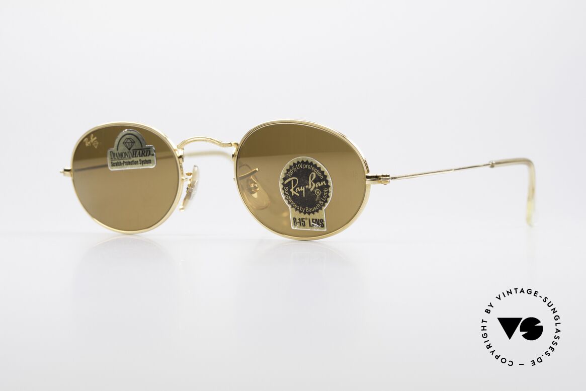 Ray Ban Classic Style I Sonnenbrille Diamond Hard, Modell aus der alten RAY-BAN "Classic Collection", Passend für Herren und Damen