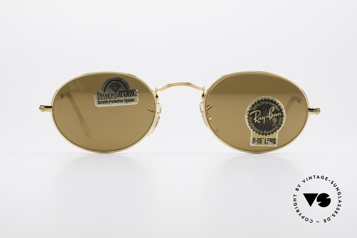 Ray Ban Classic Style I Sonnenbrille Diamond Hard, ovale USA Sonnenbrille + DIAMOND HARD Gläser!, Passend für Herren und Damen