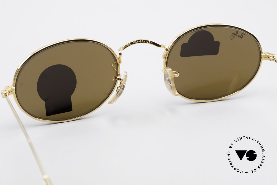 Ray Ban Classic Style I Sonnenbrille Diamond Hard, KEINE Retro-Sonnenbrille; ein 90er Jahre Original, Passend für Herren und Damen