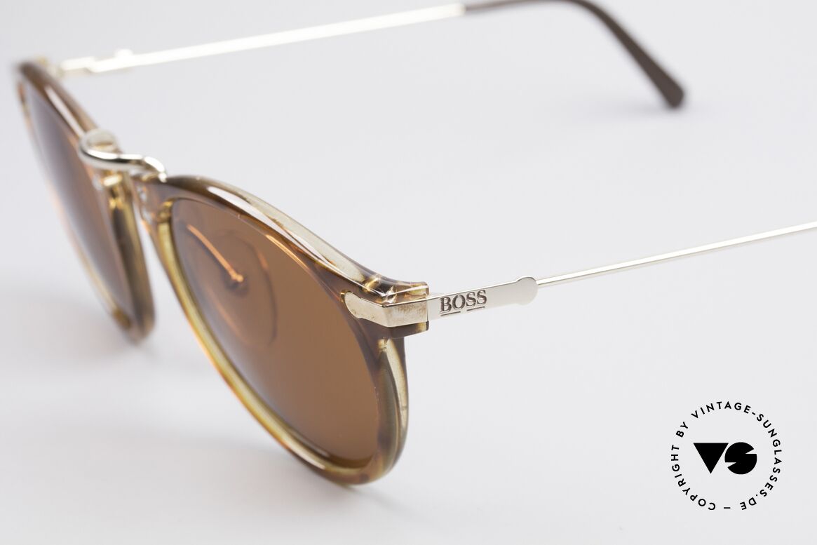BOSS 5152 Panto Sonnenbrille 90er, zeitlose Kombination von Farbe, Form & Materialien, Passend für Herren