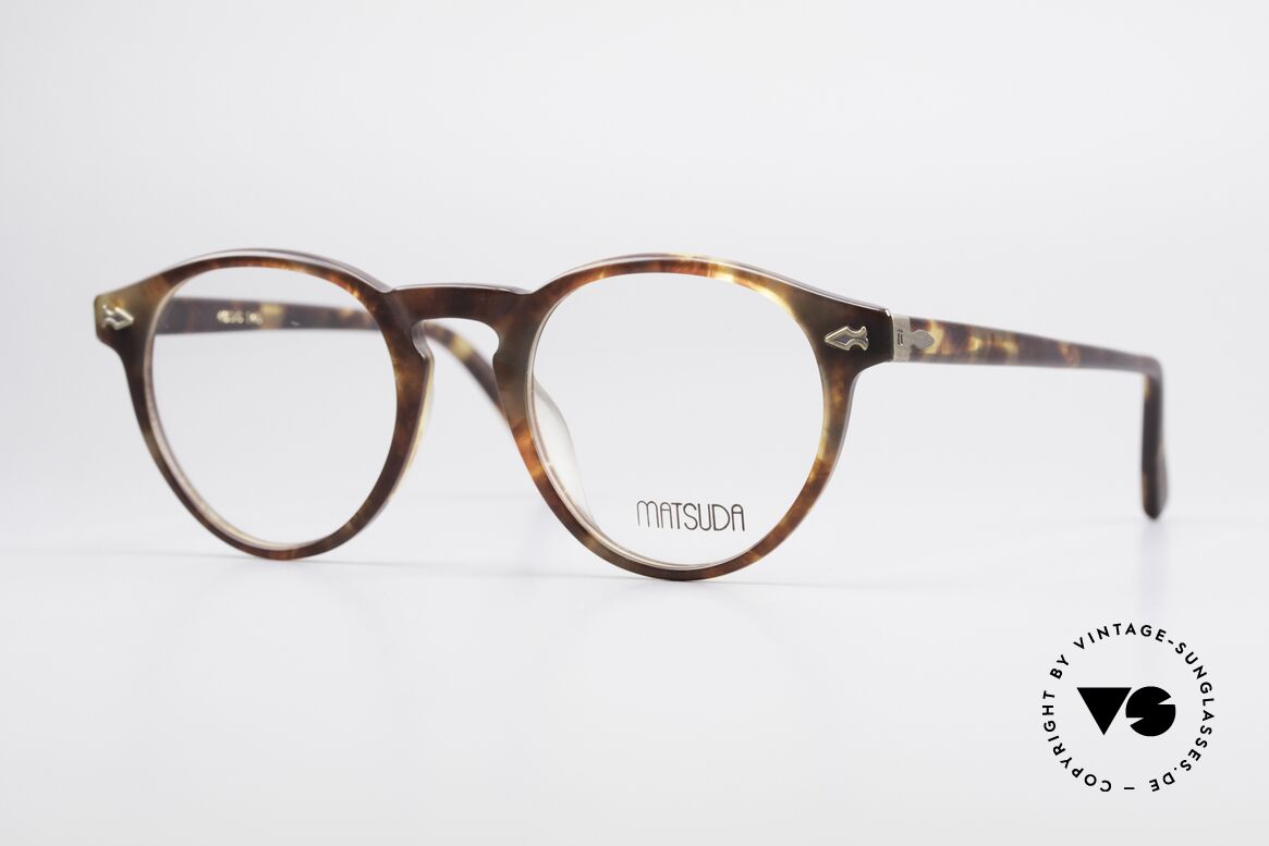 Matsuda 2303 Panto Vintage Designerbrille, vintage MATSUDA Brillenfassung aus den 1990ern, Passend für Herren und Damen