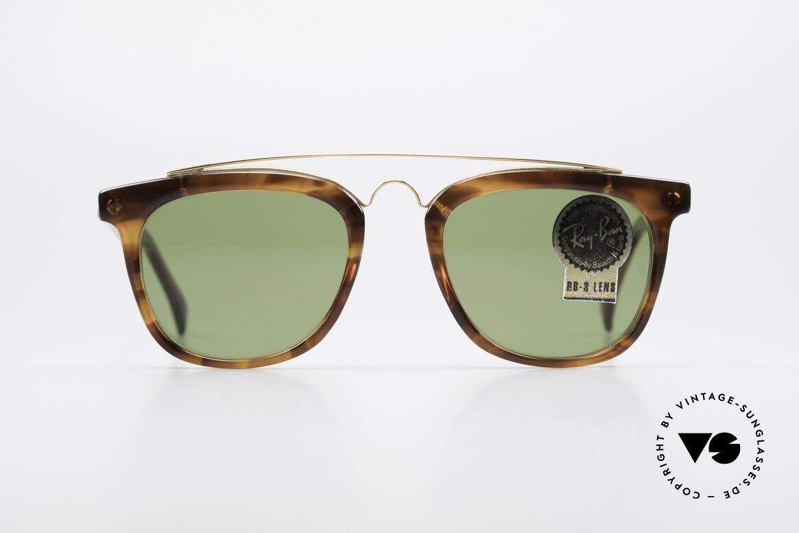 Ray Ban Gatsby Style 5 Bausch Lomb USA Sonnenbrille, RAY-BAN Gatsby Style 5 Combo Square Brille, Passend für Herren und Damen