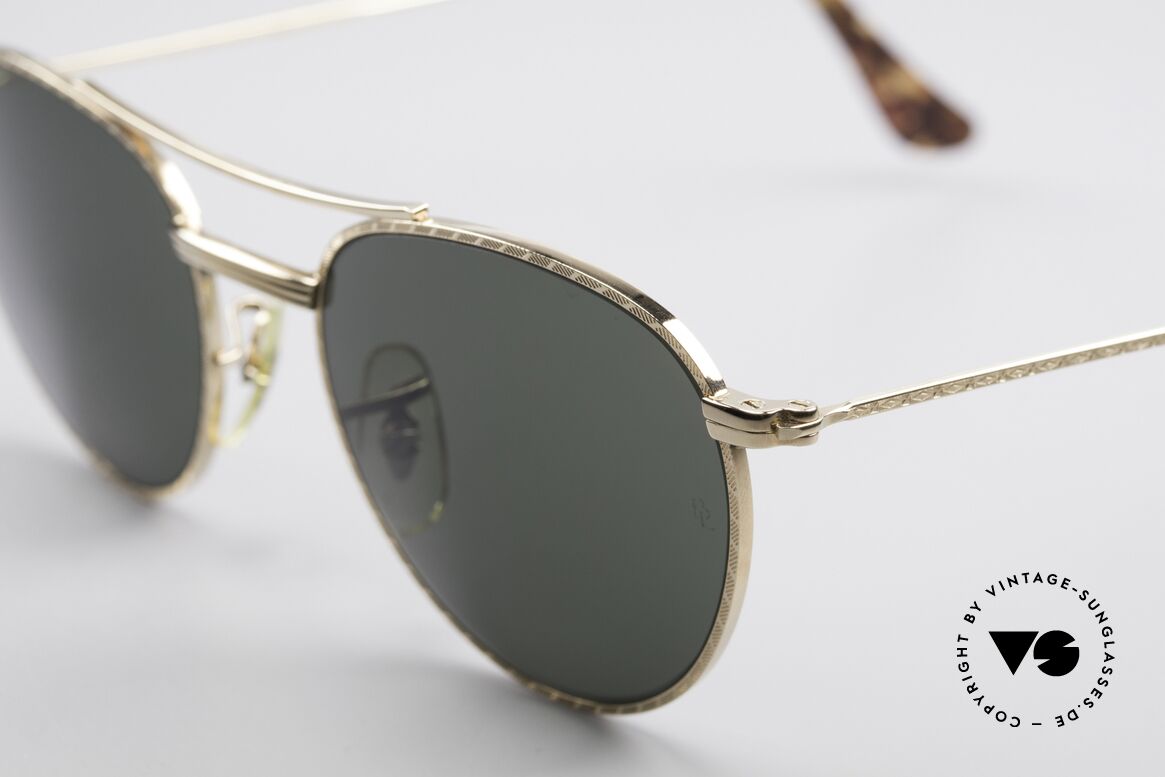 Ray Ban 1940's Retro Round Alte Ray-Ban USA Bausch&Lomb, ungetragene Rarität (wie alle unsere B&L RAY-BANS), Passend für Herren und Damen