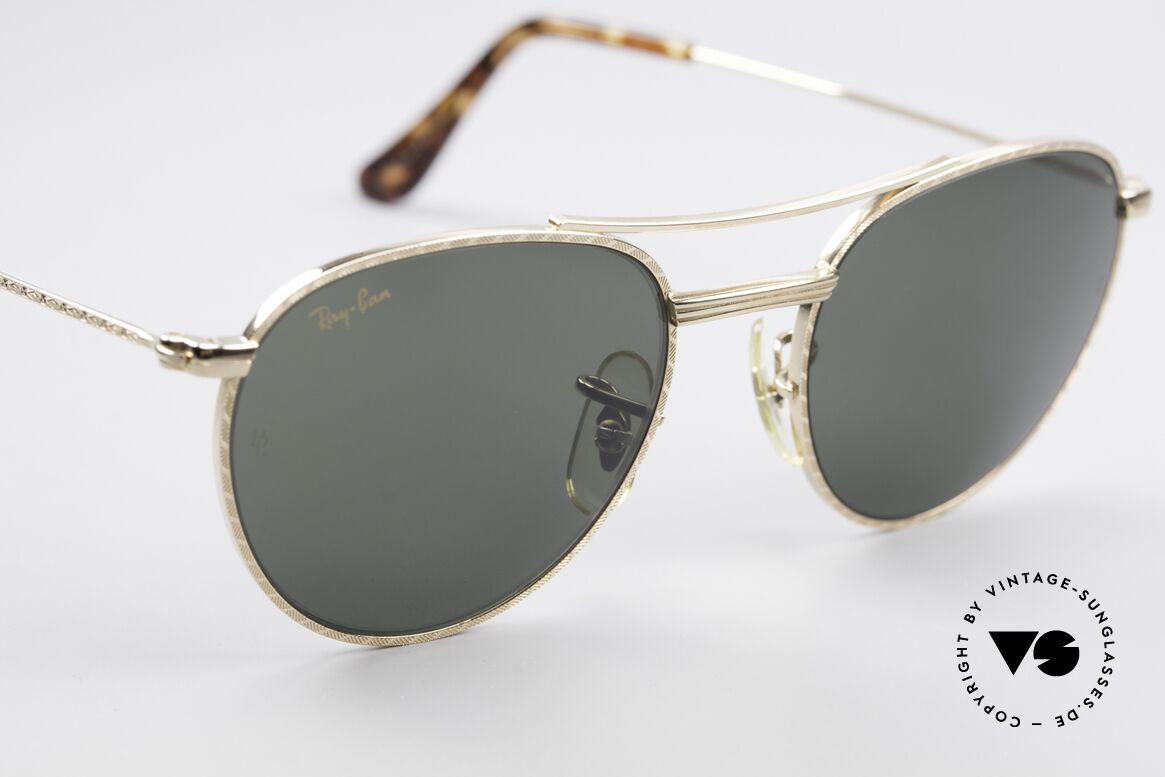 Ray Ban 1940's Retro Round Alte Ray-Ban USA Bausch&Lomb, KEINE RETROsonnenbrille, ein 90er vintage Original, Passend für Herren und Damen