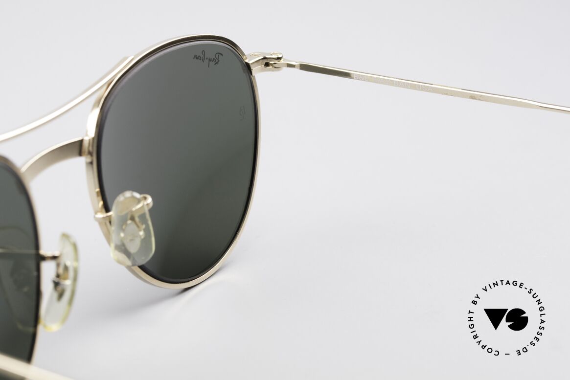 Ray Ban 1940's Retro Round Alte Ray-Ban USA Bausch&Lomb, Größe: small, Passend für Herren und Damen
