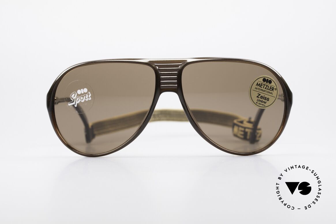 Metzler 0153 Alte 80er Sportsonnenbrille, alte Metzler Sportdesign-Sonnenbrille aus den 80ern, Passend für Herren