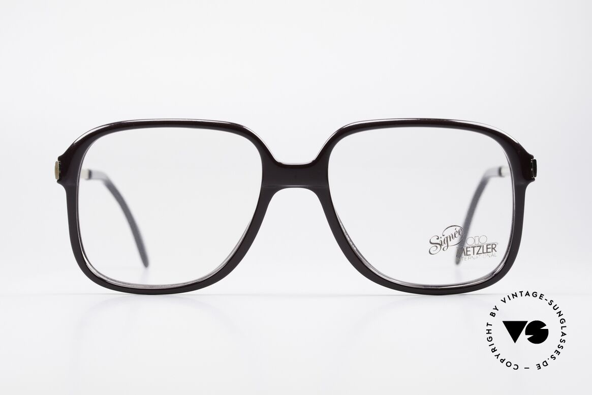 Metzler 0364 No Retrobrille 80er Vintage, 1980er vintage Brille aus der Metzler 'Signée' Serie, Passend für Herren