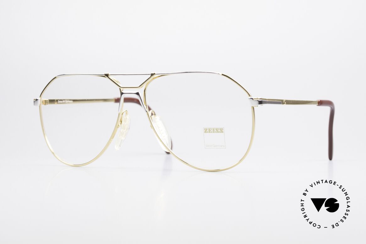Zeiss 5897 West Germany Qualitätsbrille, sehr robuste Zeiss Herren vintage Brille von ca. 1981, Passend für Herren