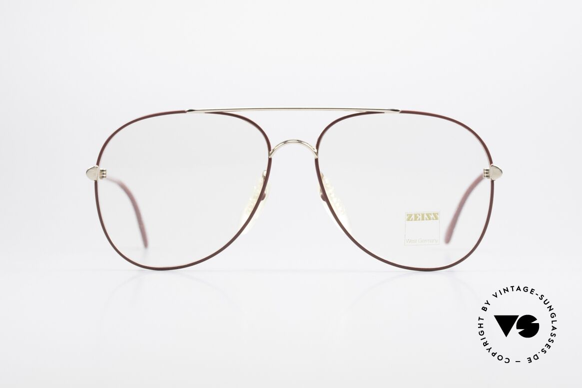 Zeiss 5882 Alte 80er Vintage Brille Herren, fühlbare 'made in W. GERMANY' Qualität der Fassung, Passend für Herren