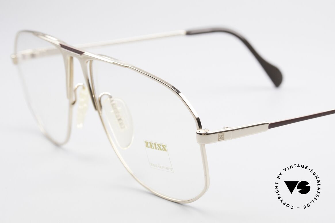 Zeiss 5871 West Germany Brille Herren, rutschfeste Nasenstege und Enden für optimalen Halt, Passend für Herren