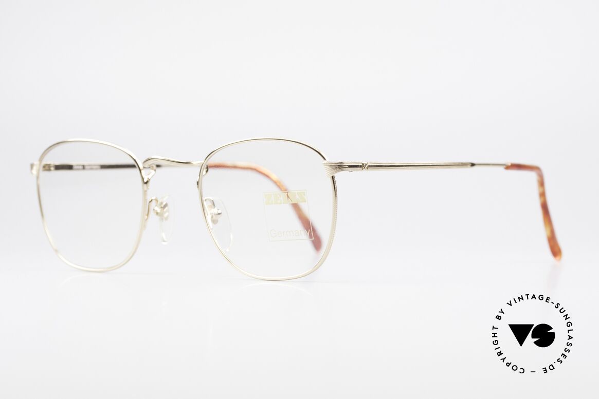 Zeiss 5988 Alte Vintage Brille Herren 90er, wie aus einem Stück; KLEINE Größe; zeitlose Form, Passend für Herren