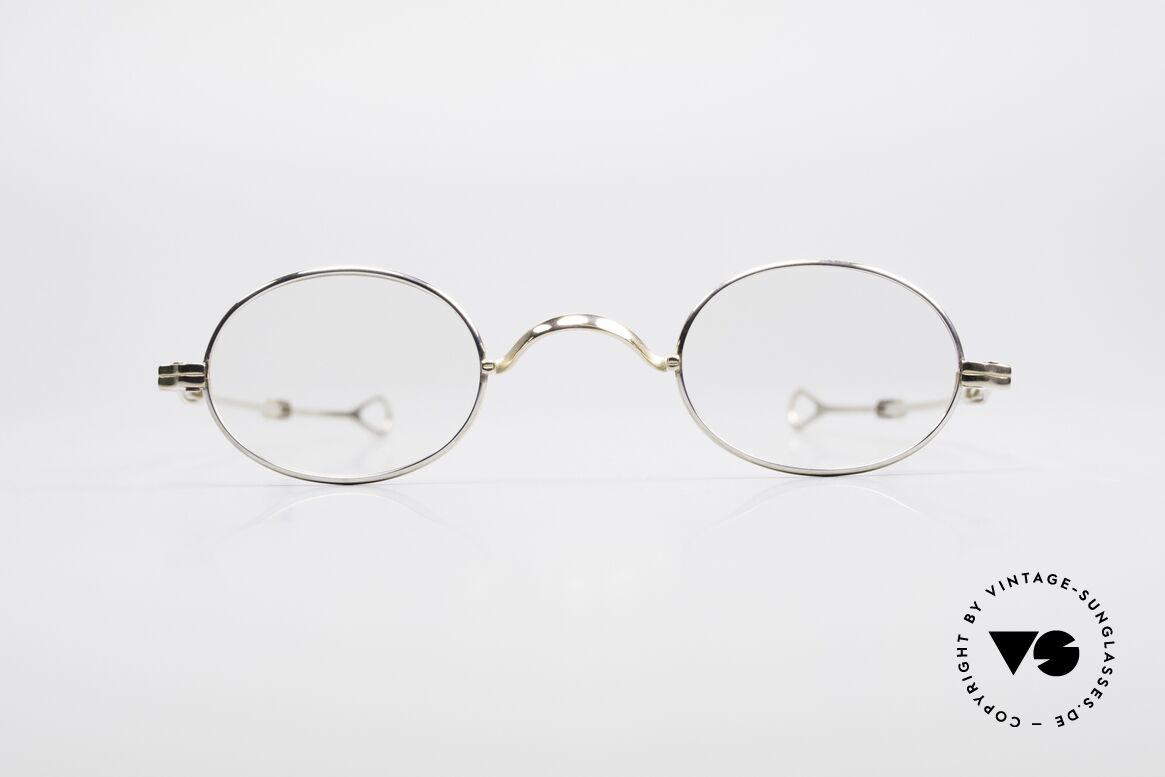 Lunor - Telescopic Ausziehbare 16kt Goldbrille, LUNOR = französisch für "Lunette d’Or" (Goldbrille), Passend für Herren und Damen
