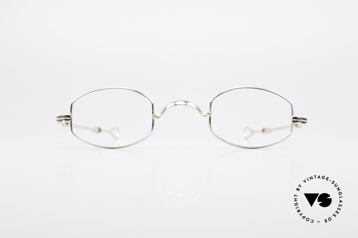 Lunor - Telescopic Ausziehbare 16Kt Gold Brille, LUNOR = französisch für "Lunette d’Or" (Goldbrille), Passend für Herren und Damen