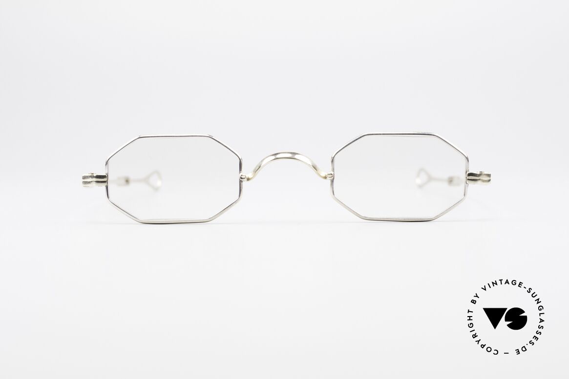 Lunor I 01 Solid Gold Echtgoldbrille Feingold Brille, Goldbrille aus der ersten Lunor Kollektion von 1991, Passend für Herren und Damen
