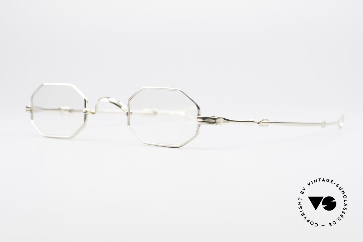 Lunor I 01 Solid Gold Echtgoldbrille Feingold Brille, Modell I-01 = 1. Serie 01. Modell = Echtgoldbrille!, Passend für Herren und Damen