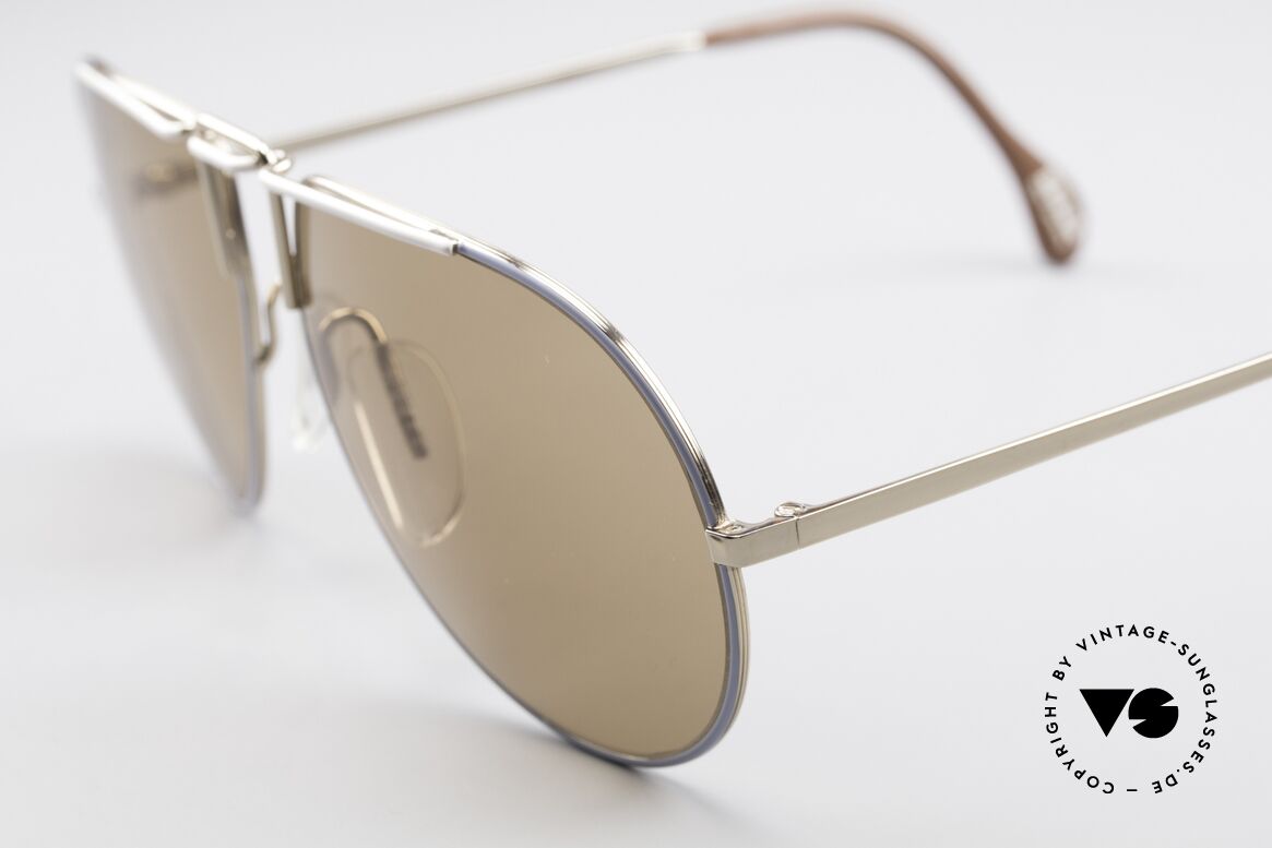 Zeiss 9357 Rare Pilotensonnenbrille 80er, zudem weltberühmte Zeiss-Qualitäts-Mineralgläser, Passend für Herren und Damen