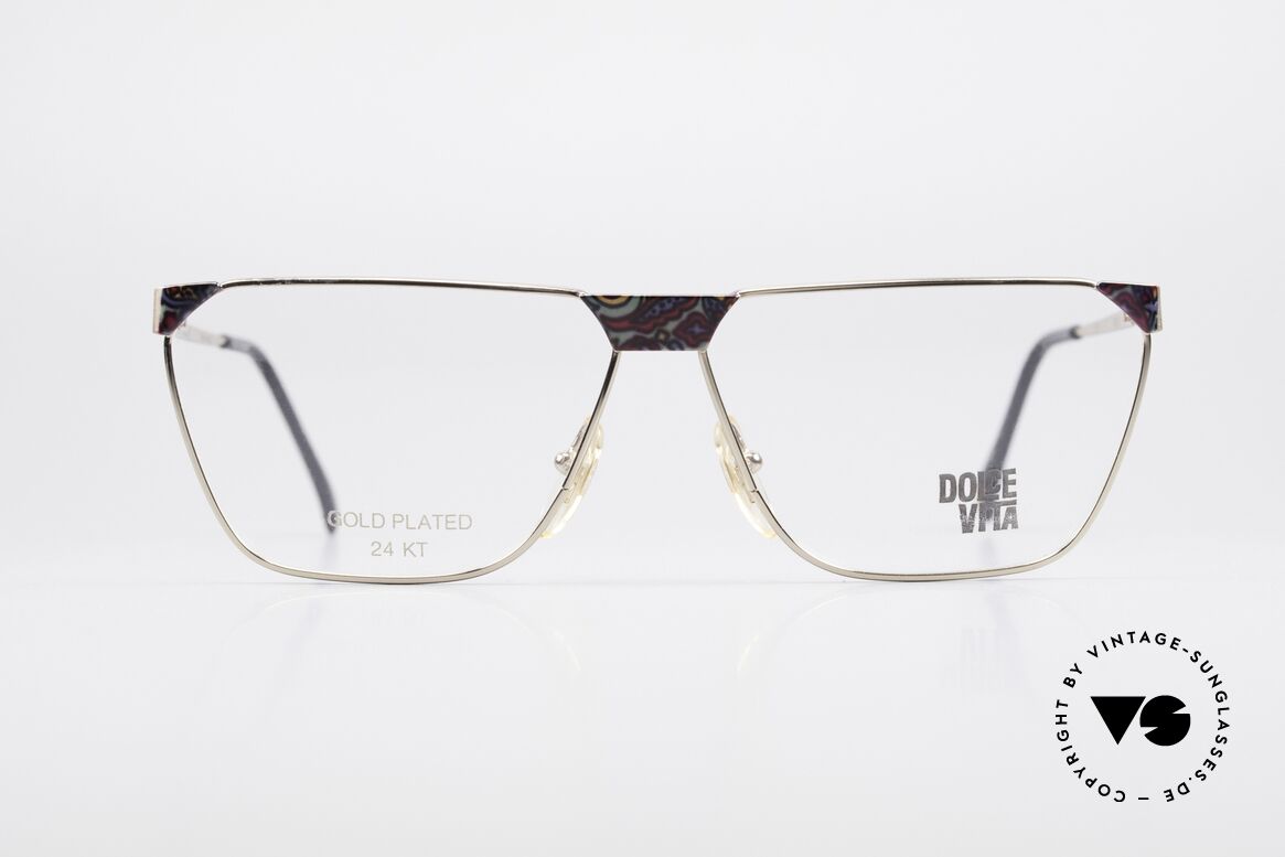 Casanova NM22 Dolce Vita 24kt Vintage Brille, alte, vintage Casanova Dolce Vita Brille von ca. 1985, Passend für Herren und Damen