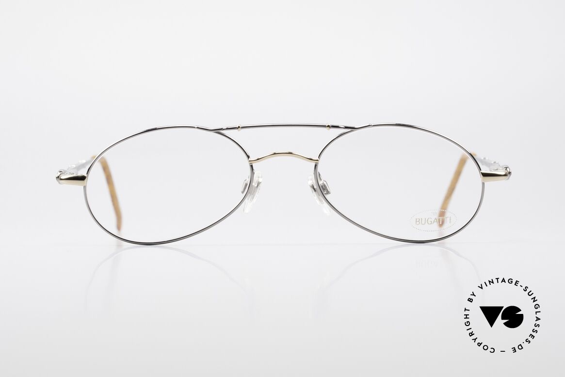 Bugatti 09992 90er Herren Vintage Brille, sehr elegante Bugatti vintage DesignerBrillenfassung, Passend für Herren
