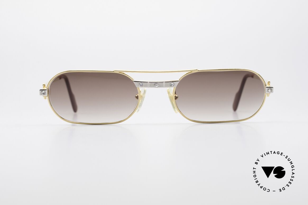 Cartier Must Santos - M Customized Crystal Edition, MUST = das erste Modell der Lunettes Collection 1983, Passend für Herren und Damen Cartier Must Santos - M Customized Crystal Edition, MUST = das erste Modell der Lunettes Collection 1983, Passend für Herren und Damen