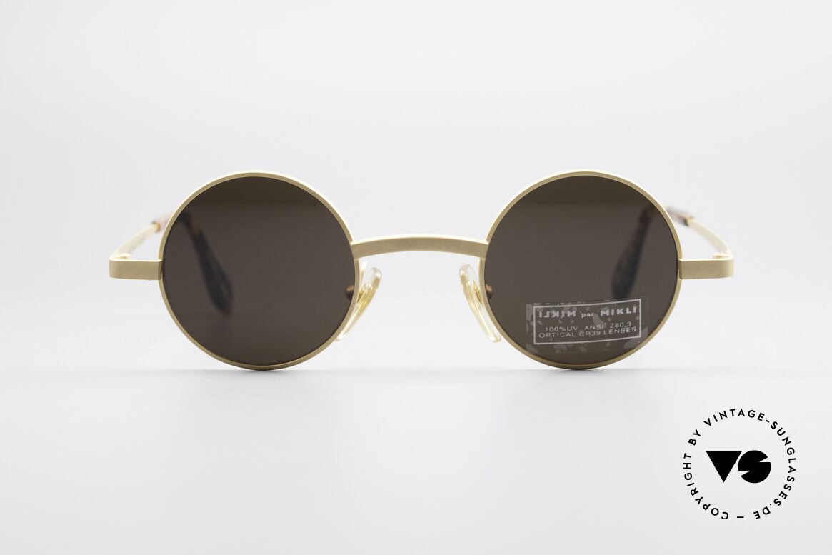 Alain Mikli 7684 / 6684 Runde Sonnenbrille Vintage, runde 1990er ALAIN Mikli Designer-Sonnenbrille, Passend für Herren und Damen