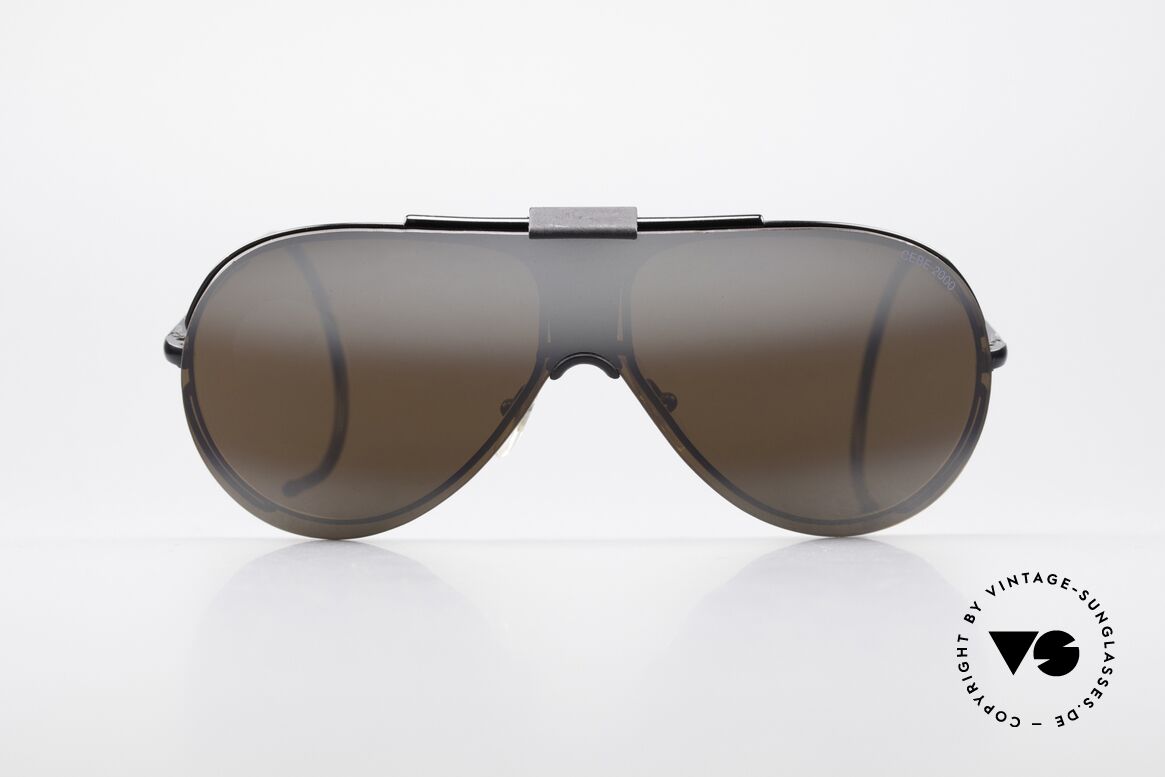 Cebe 2000 Clip On Ral­lye Sportbrille, teure CEBE Sportsonnenbrille für den extremen Einsatz, Passend für Herren