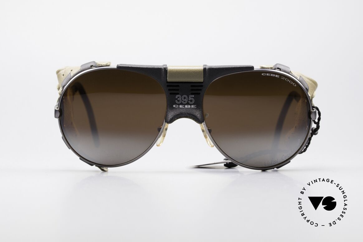 Cebe 395 Walter Cecchinel Sportbrille, vintage Cebe Sportbrille für extreme Wetterbedingungen, Passend für Herren und Damen