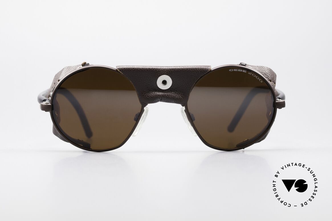 Cebe 248 90er Ski Sportsonnenbrille, vintage Cebe Sportbrille für extreme Wetterbedingungen, Passend für Herren