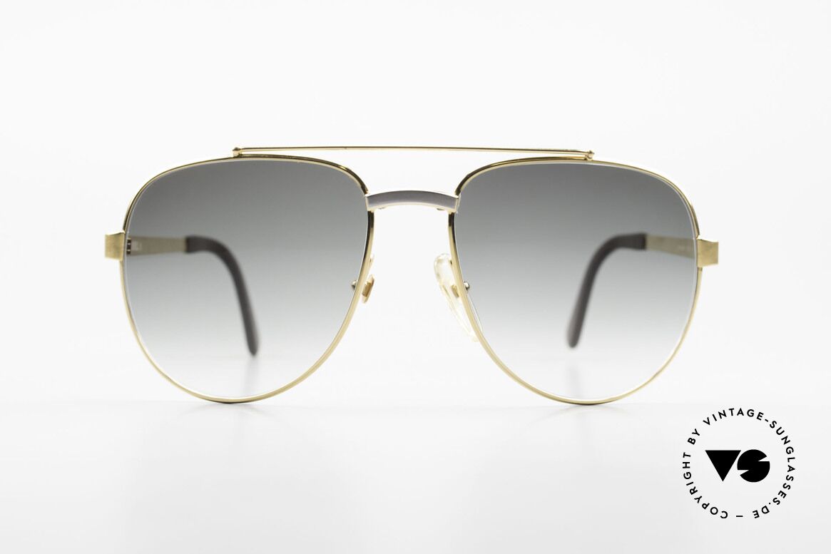 Dunhill 6029 Vergoldete Luxus Sonnenbrille, stilvolle Dunhill vintage Sonnenbrille von 1985, Passend für Herren